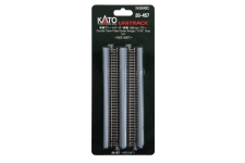 KATO-Lemke K20-457 - N - Blechträgerbrücke doppelgleisig, gerade, 186 mm - grau